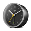 Braun Classic Analogue Alarm Clock – Yellow Second Hand, Snooze and Light | BC12