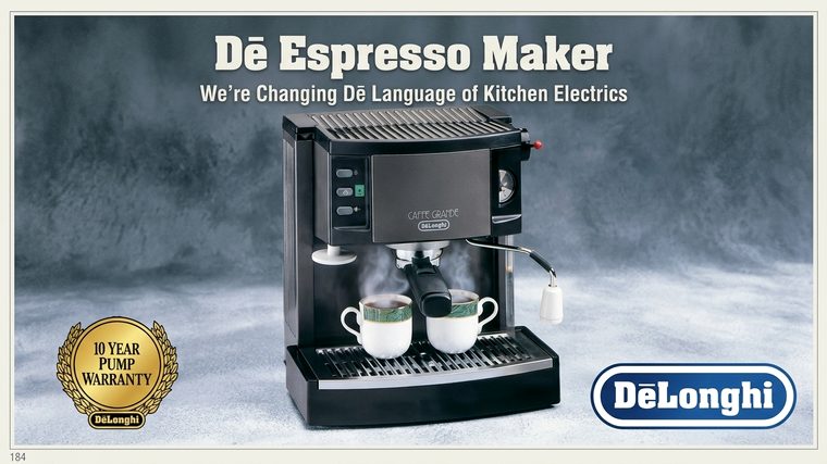 De'Longhi vintage advertisement