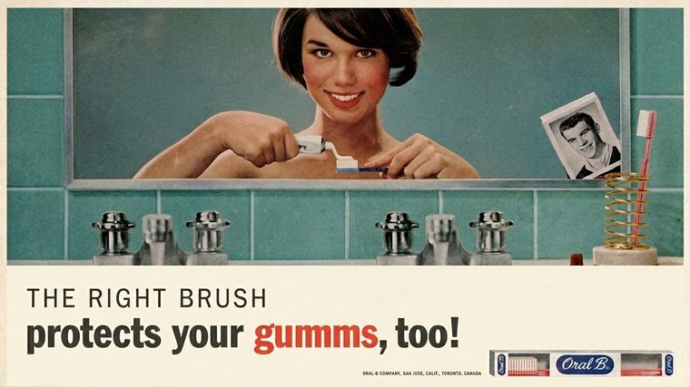 Oral-B vintage advertisement