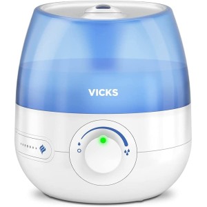 Vicks VUL525E1 Mini Cool Mist Ultrasonic Humidifier, Blue