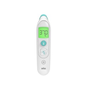 Braun BST 200 TempleSwipe™ Forehead Thermometer, White.