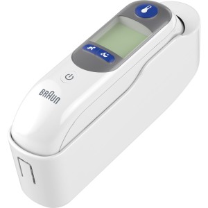 Braun IRT 6525 ThermoScan 7+ with Age Precision and Night mode, White