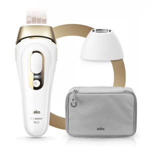 Braun Silk expert Pro 5 PL5117 Latest Generation IPL, With 3 Extras, White