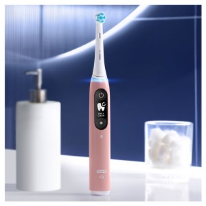 Oral-B iO 6 Series 6 Rechargeable Electric Toothbrush, 5 modes, Pink Sand