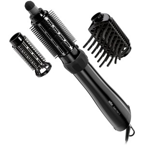 Braun Hair Styler, 1000 Watts, Steam Function, Even heat distribution, Style Pro, 3 heat/ airflow settings, A cold shot button, Nozzle, Large Brush, Volumiser - AS 530