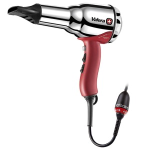 Valera Hair Dryer, Swiss Metal-Master Light EMOTION, Diffuser, Color care, Ionic care, DC 2000 Watts PM-Pro Motor, Cable 3m, 6 Temperature settings, Removable metallic filter - 584.01/I EM RC