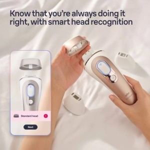 Braun IPL Skin i expert Pro 7 - Smart IPL , Real-Time Coverage and Feedback, 3 Heads, Skin Protection, Free Mobile Application, 1 Year of smooth skin, Head-Toe Painless experience, Smart Calendar, Travel Pouch - PL7257