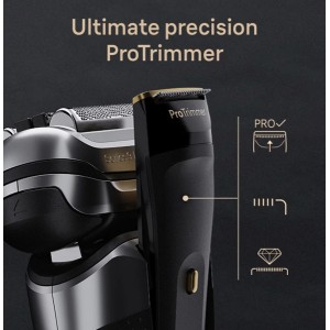 Braun Series 9 Pro+ Ultimate Precision ProTrimmer, 60-min  Runtime, Li-Ion Battery, Wet and Dry, Charging stand and Travel Case - 9519s