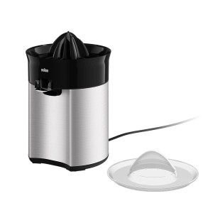 Braun CitrusQuick juicer, 60W motor, Direct serve, Universal presscone, auto start-stop, plastic lid, Easy Clean - CJ 5050