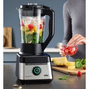 Braun PowerBlend 7 Jug blender 1400 Watts, 2.0L jug, 10 speed settings, 9 food programs, TriAction, iTexture - JB 7550