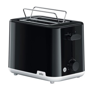 Braun HT 1010 Breakfast - Toaster, 2 Slot, 900 watts, Black