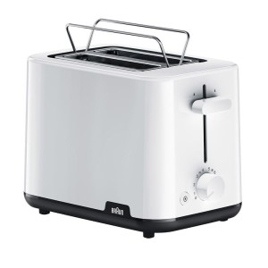 Braun HT 1010 Breakfast - Toaster, 2 Slot, 900 watts, White