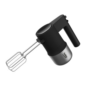 Beko Hand Mixer - 500 W motor power, 4 speed settings, Turbo function, Eject button, Stainless steel beaters, Inox Housing -  HMM81504 BX