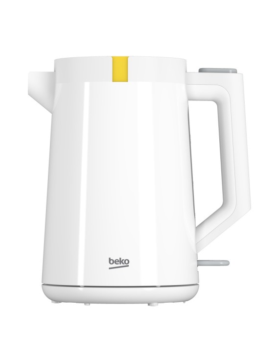 Beko Electric Kettle 1.7L, 2200W, Heat storage function, Dry-boil Protection, 360 degree rotating base, Water level indicator, Auto Shut-off. - WKM4215W