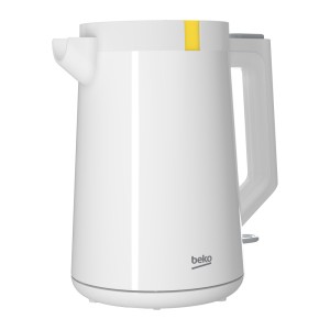 Beko Electric Kettle 1.7L, 2200W, Heat storage function, Dry-boil Protection, 360 degree rotating base, Water level indicator, Auto Shut-off. - WKM4215W