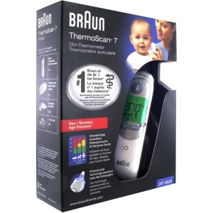 Braun IRT 6520 Ear ThermoScan 7, Age Precision, White
