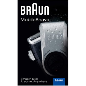 Braun M90 Mobile Shave on the go, Precision trimmer and fully washable.