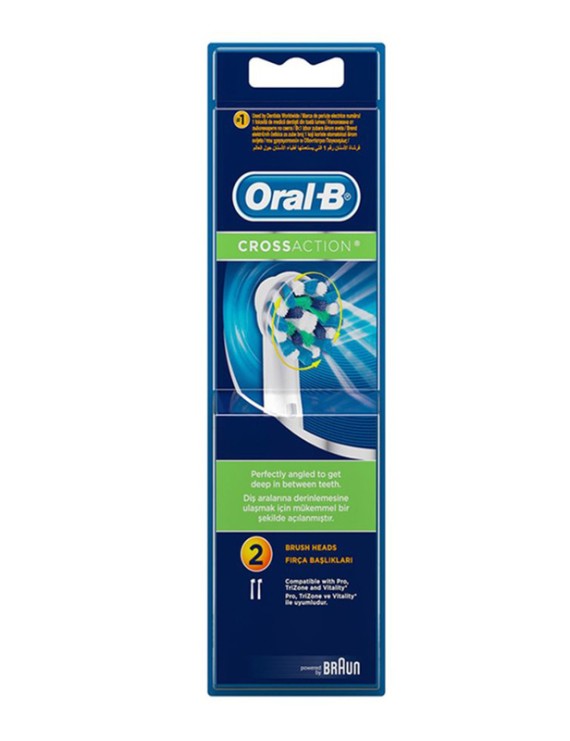 Oral-B EB50 Cross Action Replacement Brush Heads - Set of 2
