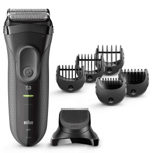 Braun Series 3 Shave&Style 3000BT 3-in-1 Electric Shaver With Precision Trimmer And 5 Comb Attachments