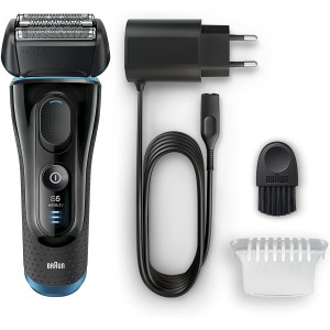 Braun Series 5 5140s Men’s Electric Foil Shaver, Wet and Dry, Rechargeable and Cordless Razor