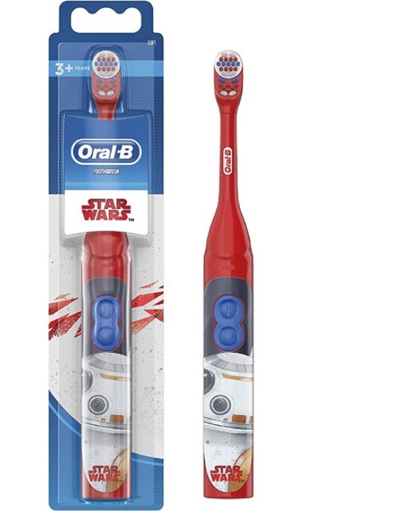 Oral-B DB3010, Disney Star Wars Battery (disposable) Power Electric Toothbrush for Kids 