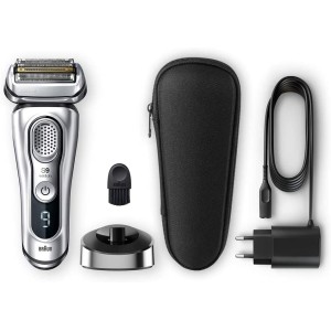 Braun Shaver 9350s,Braun Series 9 9350s Wet & Dry shaver with charging stand, silver
