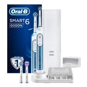 Oral B D700.535.5XP Smart 6 - 6000N, Rechargeable Toothbrush with Bluetooth connectivity & Travel case