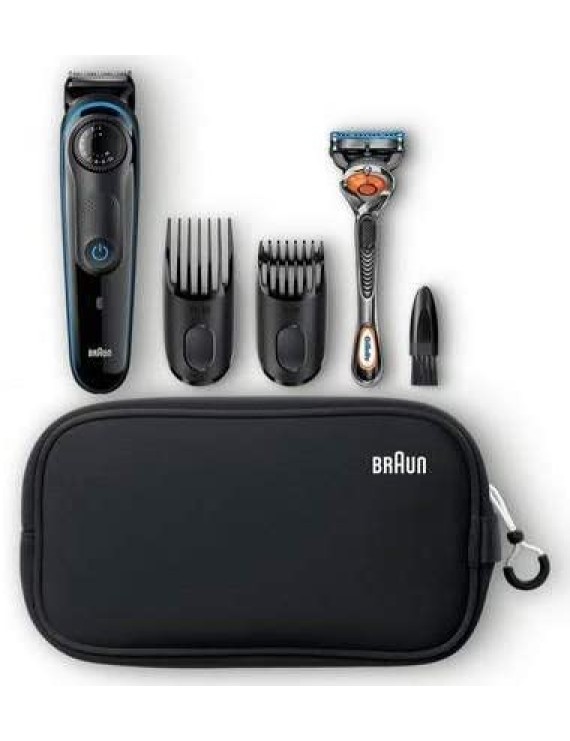 Braun beard trimmer BT3940 – Ultimate precision for 100% control of your style with toiletry set.