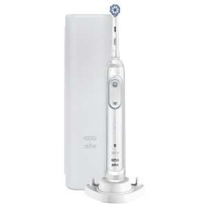 Oral-B GeniusX 20100S Rechargeable Artificial Intelligence Electric Toothbrush - White
