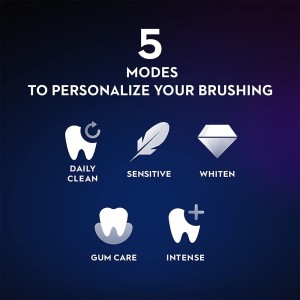 Oral-B iO7 Electric Rechargeable Toothbrush, Revolutionary Magnetic Technology, Digital Display, 5 Modes, Premium Travel Case, White Alabaster