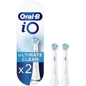 Oral-B iO RB CW-2  Ultimate Clean White Toothbrush Heads -  Pack of 2 Counts