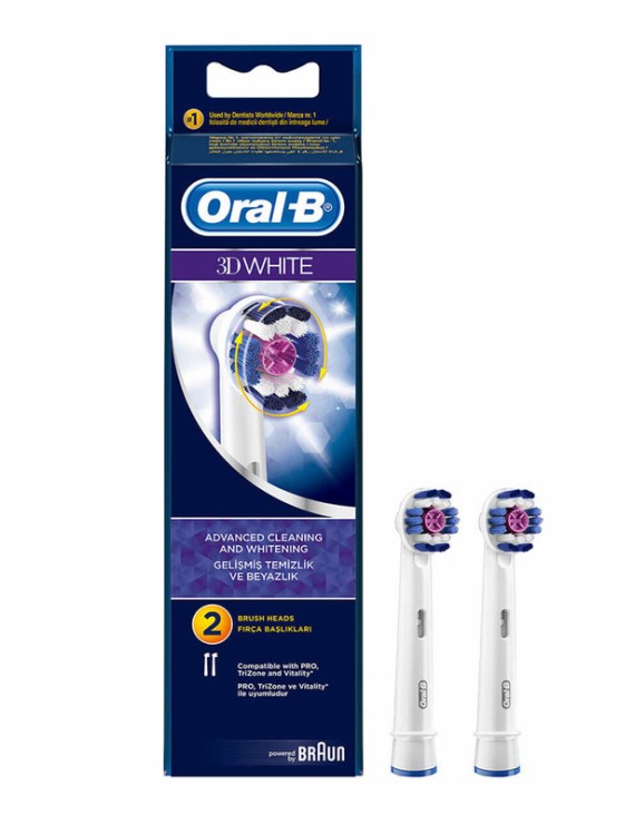 Oral B EB18-2 ProBright Replacement Brush Heads - Set of 2